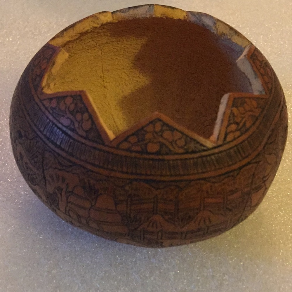 Vintage piece of art farmer life box